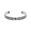 Double Gucci x Ad Cuff Black Bracelet